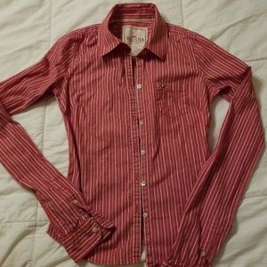 Striped Hollister button down